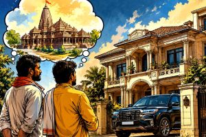 রামমন্দিরে ‘চুরি’ করেই বাড়ি, ফার্মহাউজ, গাড়ি! ফুলেফেঁপে উঠেছিল শ্যালক-জামাইবাবু জুটি