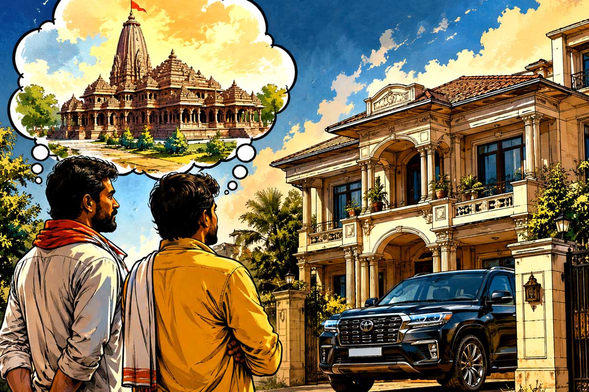 রামমন্দিরে ‘চুরি’ করেই বাড়ি, ফার্মহাউজ, গাড়ি! ফুলেফেঁপে উঠেছিল শ্যালক-জামাইবাবু জুটি