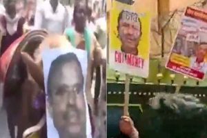 নতুন তৃণমূল আত্মপ্রকাশের পরদিনই সন্দীপনের বাড়িতে বিক্ষোভ, কাটমানি-তোলাবাজিতে সরব বিজেপি
