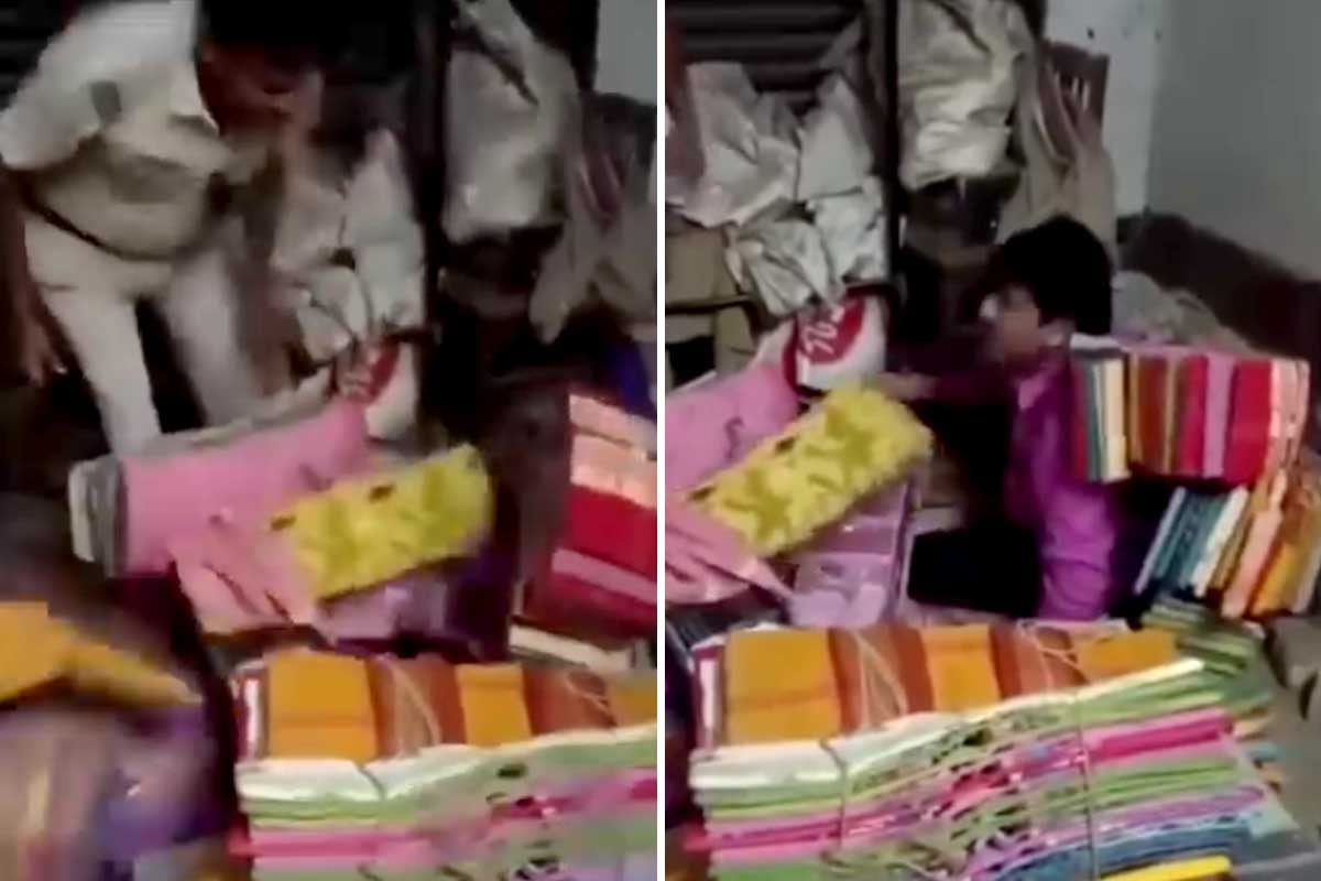 পুলিশের নজর এড়াতে শাড়ির আড়ালে লুকিয়ে তৃণমূল কর্মী! শেষমেশ কী হল?