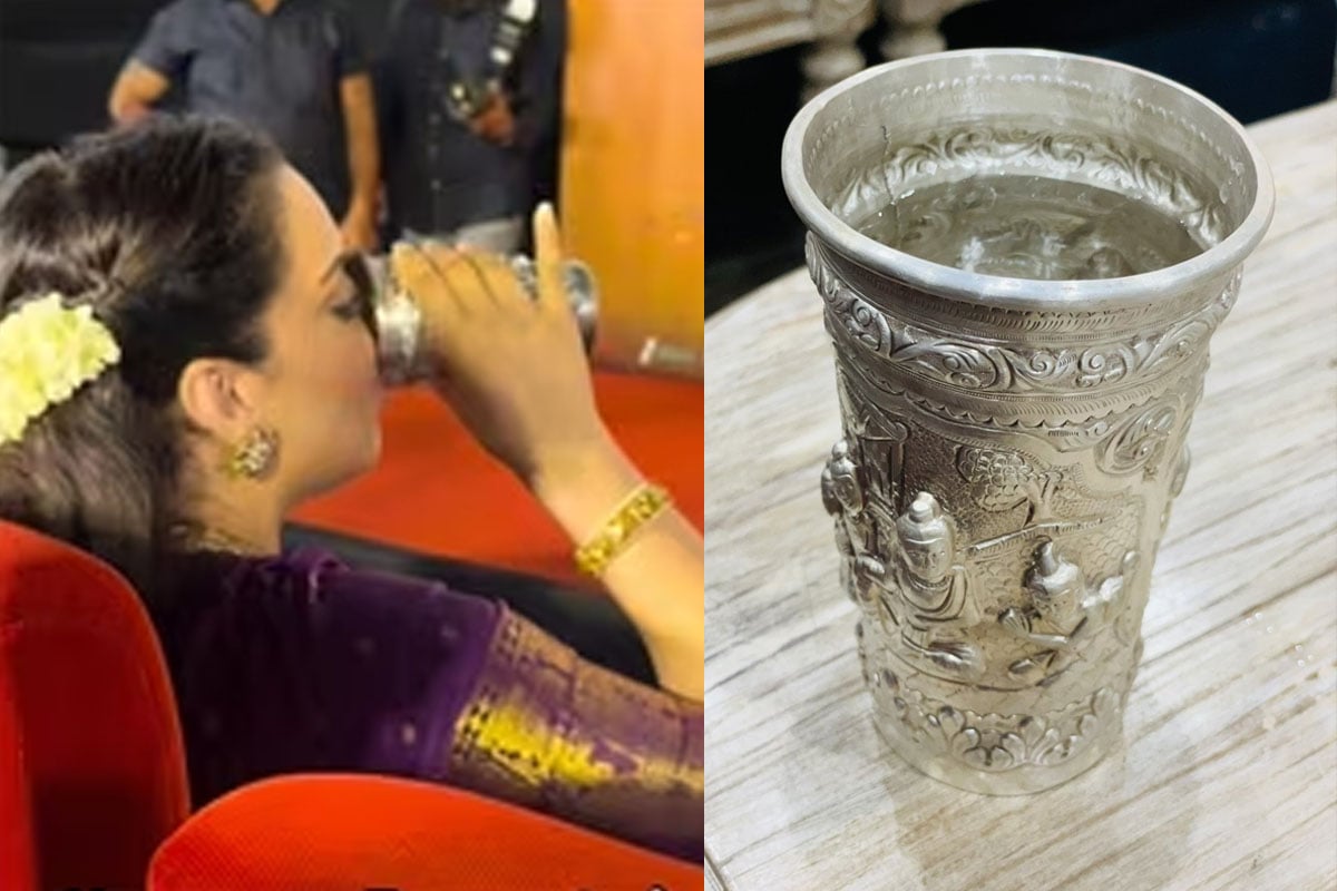how drinking in silver glass benefits health