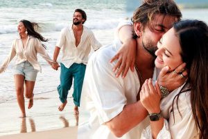 ‘জিনা ইসি কা নাম হ্যায়’, নির্জন সৈকতে স্বল্প পোশাকে স্বামী সোহাগী সোনাক্ষী