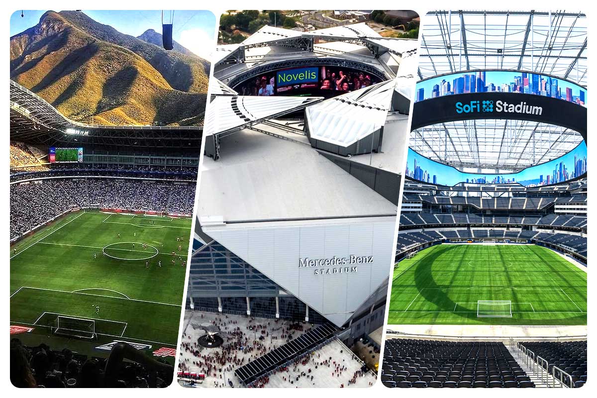 Take a look at stadiums of FIFA World Cup 2026