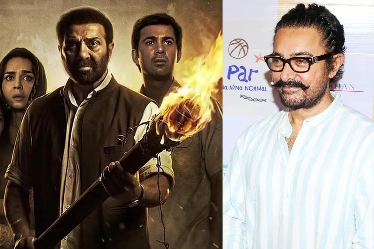 টিউবঅয়েল-হাতুড়ি নয়, ‘ঢায় কিলো কা হাতে’ এবার মশাল, ‘বিপ্লবী’ সানি দেওলের সঙ্গী আমির খান