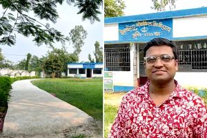 বহু জায়গায় দরবারেও মেলেনি! নিজের টাকায় পড়ুয়াদের জন্য পাকা রাস্তা নির্মাণ প্রধান শিক্ষকের