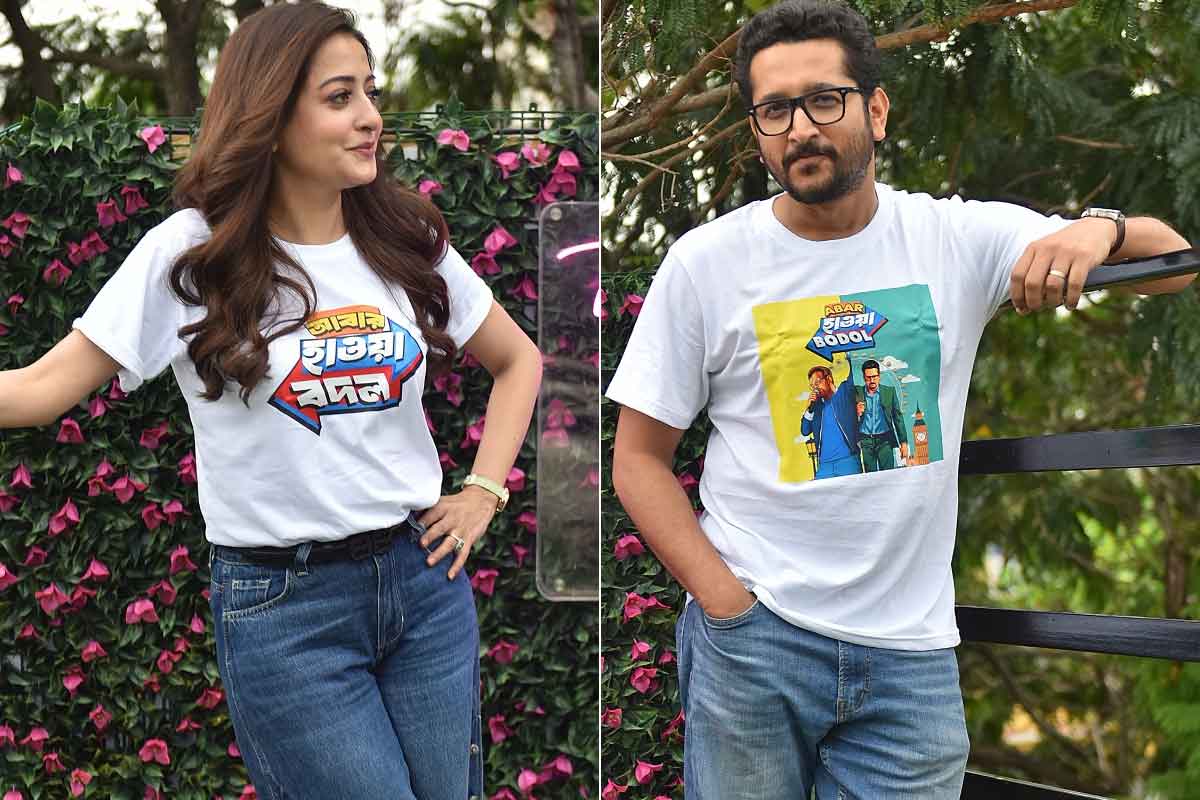 Raima Sen opens up about age, while Parambrata talks politics