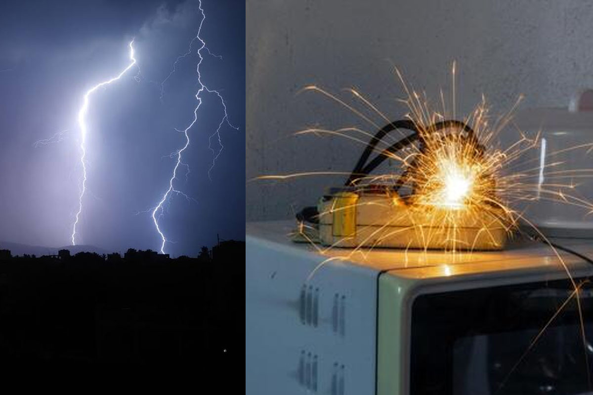 tips to save electronic appliances during thunderstorm