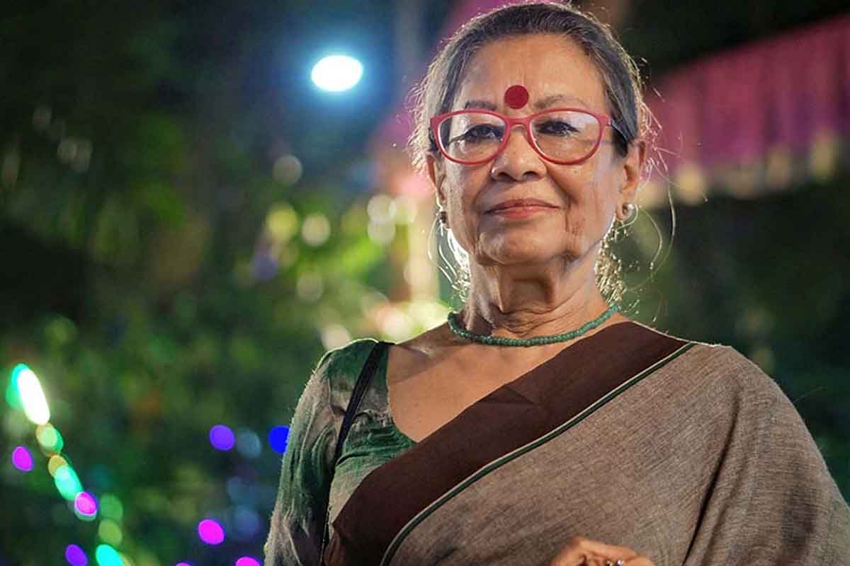 Malati Mary Biswas as an outspoken character in a contemporary Bengali drama.