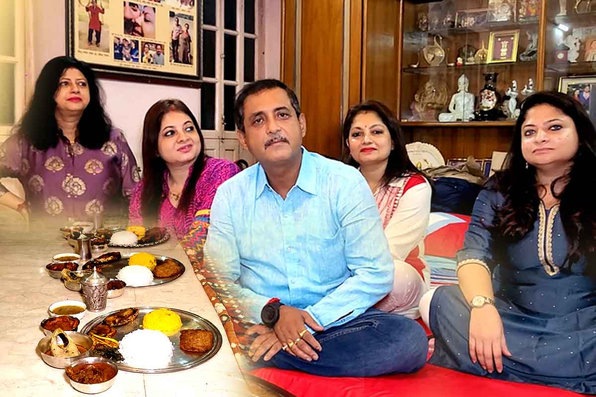 ষষ্ঠীতে জমজমাট লেবুতলা, জামাই বরণে অন্য মেজাজে বিজেপি বিধায়ক সজল ঘোষ