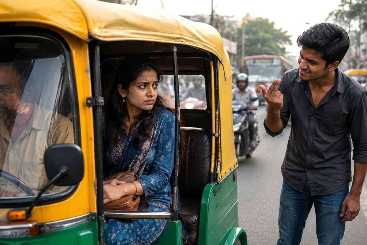 অটোয় বসা তরুণীকে দেখে অশ্লীল অঙ্গভঙ্গি! ভাইরাল ভিডিও, তারপর…