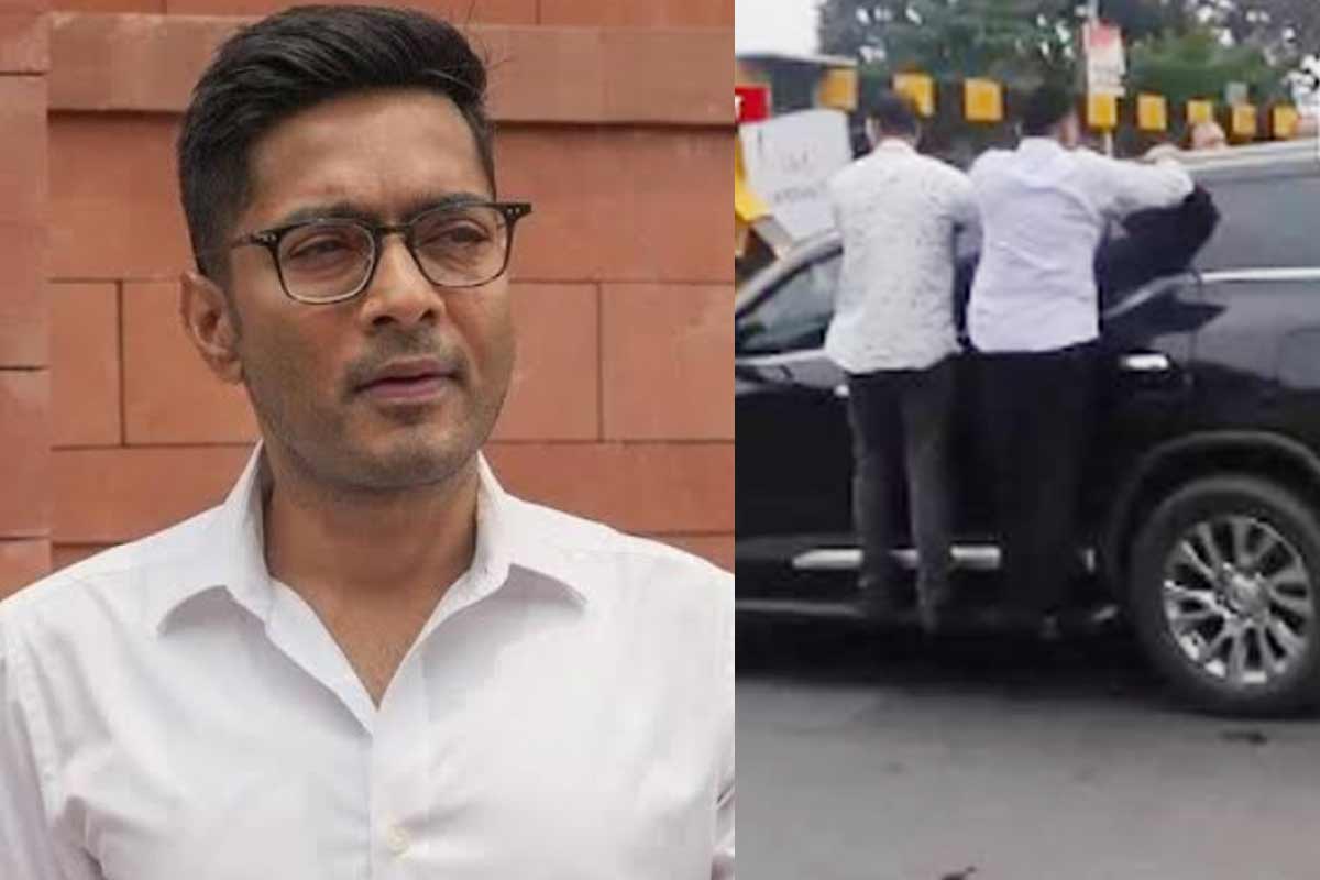 গাড়িতে ঝুলে নিরাপত্তারক্ষীর যাতায়াত! অভিষেকের বিরুদ্ধে এফআইআর