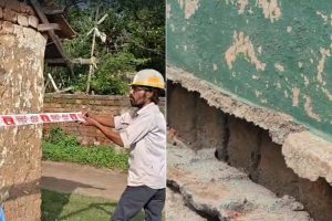 অন্ডালের খনি এলাকায় ভয়াবহ ‘ধস’, একের পর এক বাড়িতে ফাটল, তলিয়ে যাচ্ছে দেওয়াল!