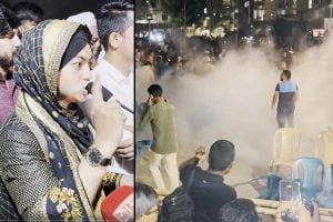 হাসিনা বিরোধী ছাত্রদলের সভায় বিস্ফোরণ, তারেক প্রশাসনকে দুষছেন নাহিদরা
