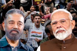 ‘বাপুর দেশে লাঠি-বন্দুক চলে না! ‘ককরোচ’ নিয়ে মোদি সরকারের সিদ্ধান্তের প্রশংসা কমল হাসানের