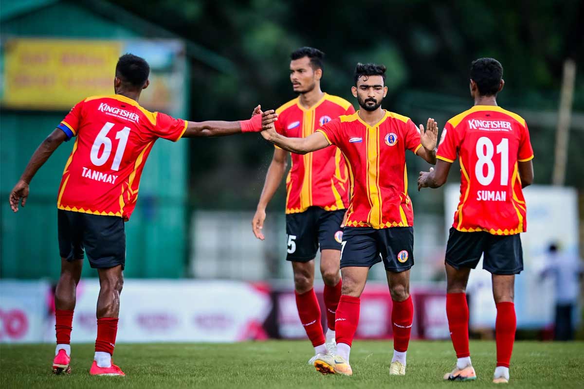 দ্বিতীয় ম্যাচেও বড় জয়, বিষ্ণুর হ্যাটট্রিকে ইস্টবেঙ্গলের কাছে ধরাশায়ী বিধাননগর