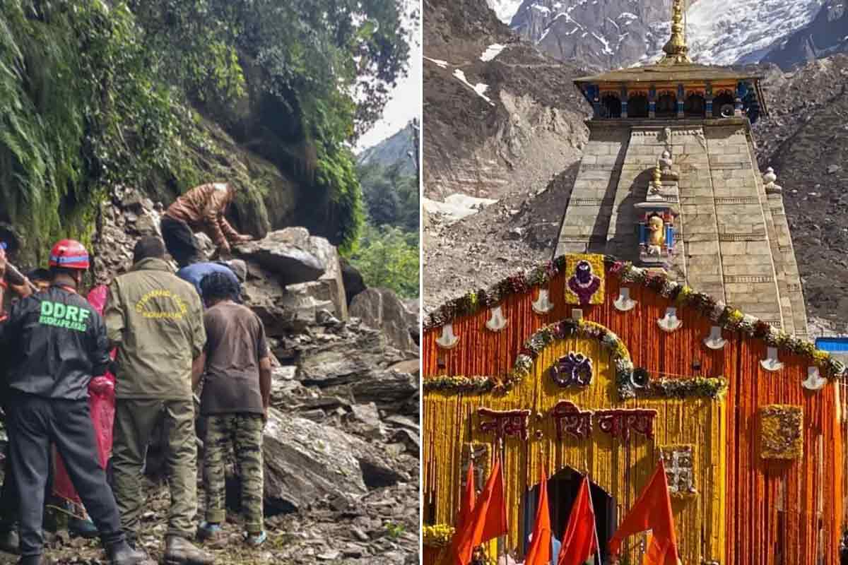 ভারী বর্ষণে উত্তরাখণ্ডে হলুদ সতর্কতা, গৌরীকুণ্ডে ভয়ংকর ধস, বুধবার থেকে স্থগিত কেদার যাত্রা