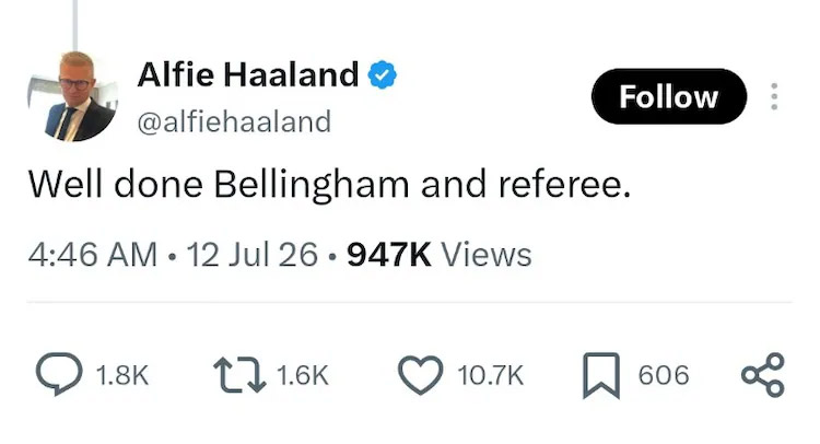 FIFA World Cup 2026: Erling Haaland's father blasts referee after Norway vs England Match
