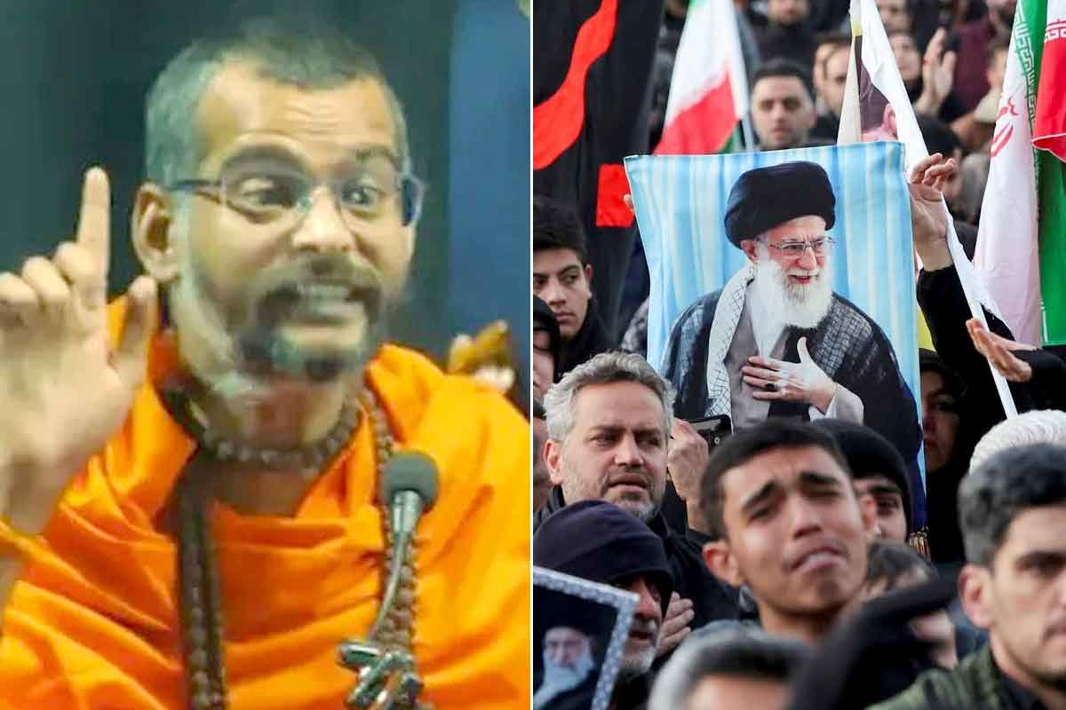 ‘আমেরিকাকে হাঁটু গেড়ে বসিয়েছে ইরান’, খামেনেইর শেষকৃত্যে যোগ দেওয়া ভারতীয় সন্ন্যাসীর মন্তব্য ভাইরাল