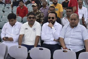 মোহনবাগান দিবসের প্রাক্কালে প্রথমবার ক্লাব তাঁবুতে ক্রীড়ামন্ত্রী, ইন্দ্রনীল খাঁর সামনে জয় সবুজ-মেরুনের