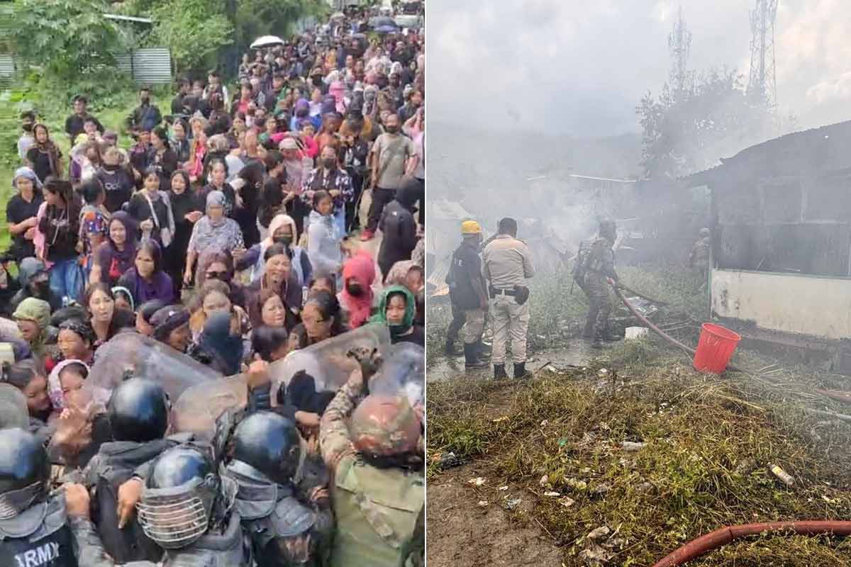 ৬০০-র বেশি ক্ষুব্ধ জনতার হামলা, একের পর এক বাড়িতে আগুন! ফের রণক্ষেত্র মণিপুর