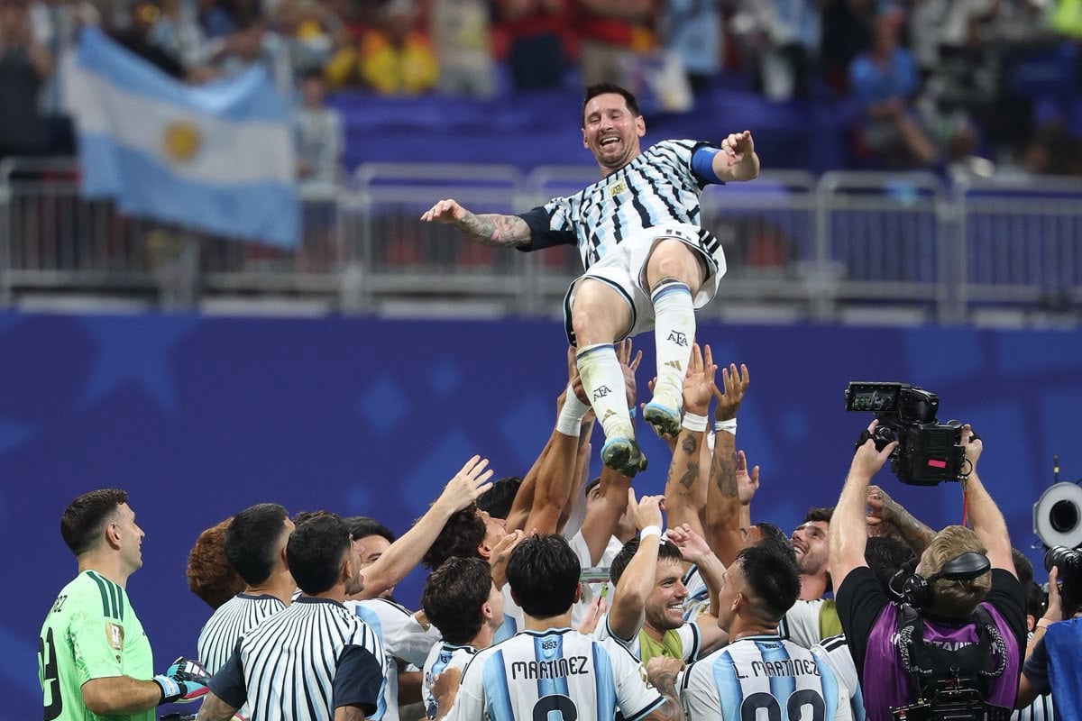 FIFA World Cup 2026: Argentina vs Egypt Match Report - Messi celebrates after Argentina's win
