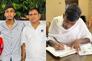 বাবার শ্রাদ্ধের দিনও কাছা পরে অনুশীলনে, প্রয়াত পিতার স্বপ্নপূরণে কলকাতা লিগে নামবেন রোহিত