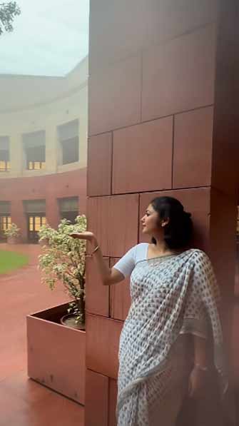 Sayani Ghosh's rainy-day Parliament reel sparks debate