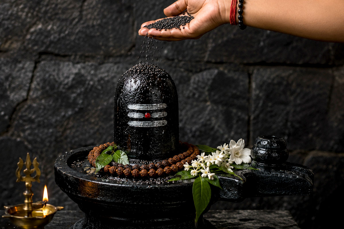 শ্রাবণ সোমবারে শিবলিঙ্গে কেন দেবেন কালো তিল? কী বলছে শাস্ত্র