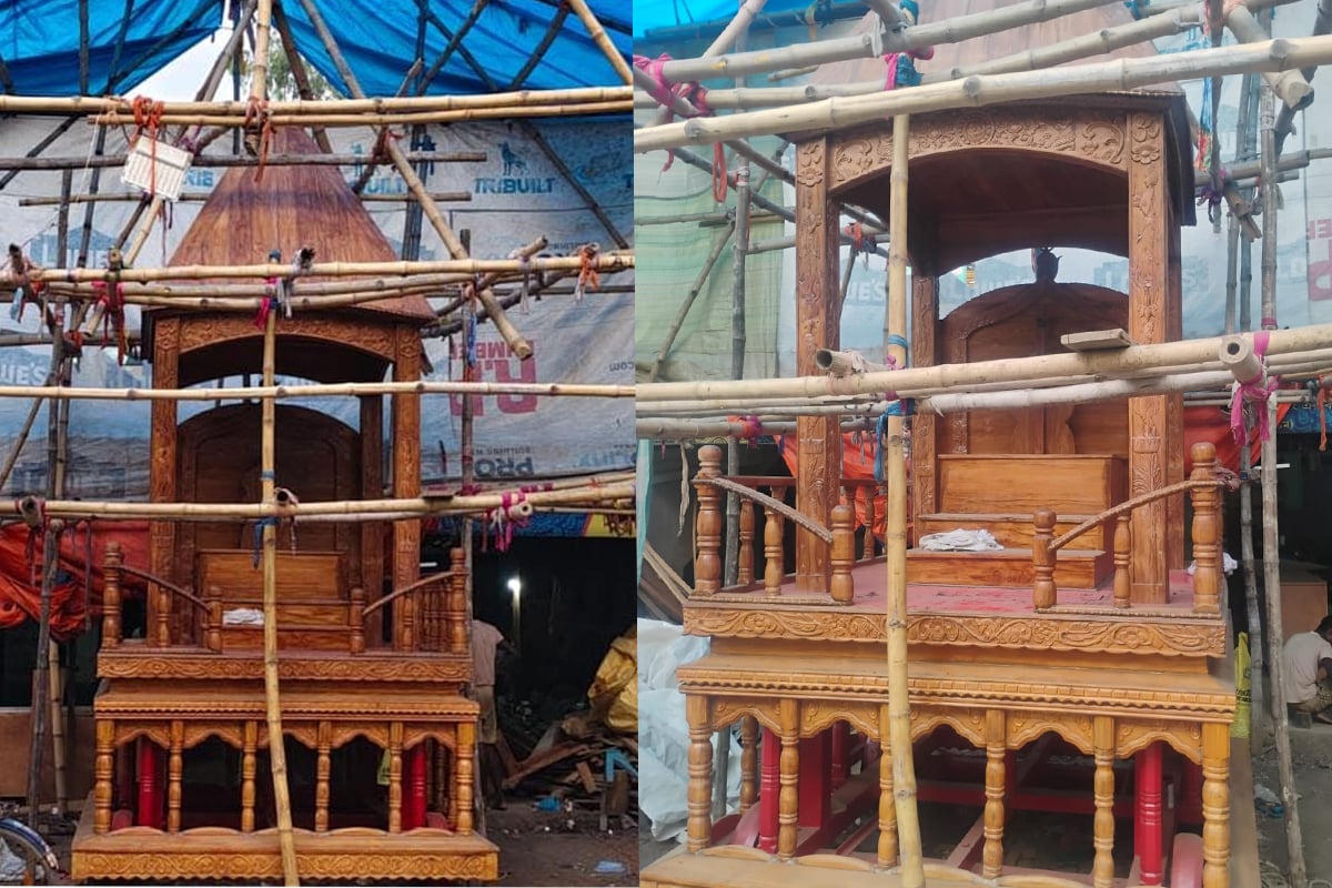 এবার শাল-সেগুনের নতুন রথেই রথযাত্রা মা তারার, ভক্তদের নিরাপত্তায় বিশেষ ব্যবস্থা