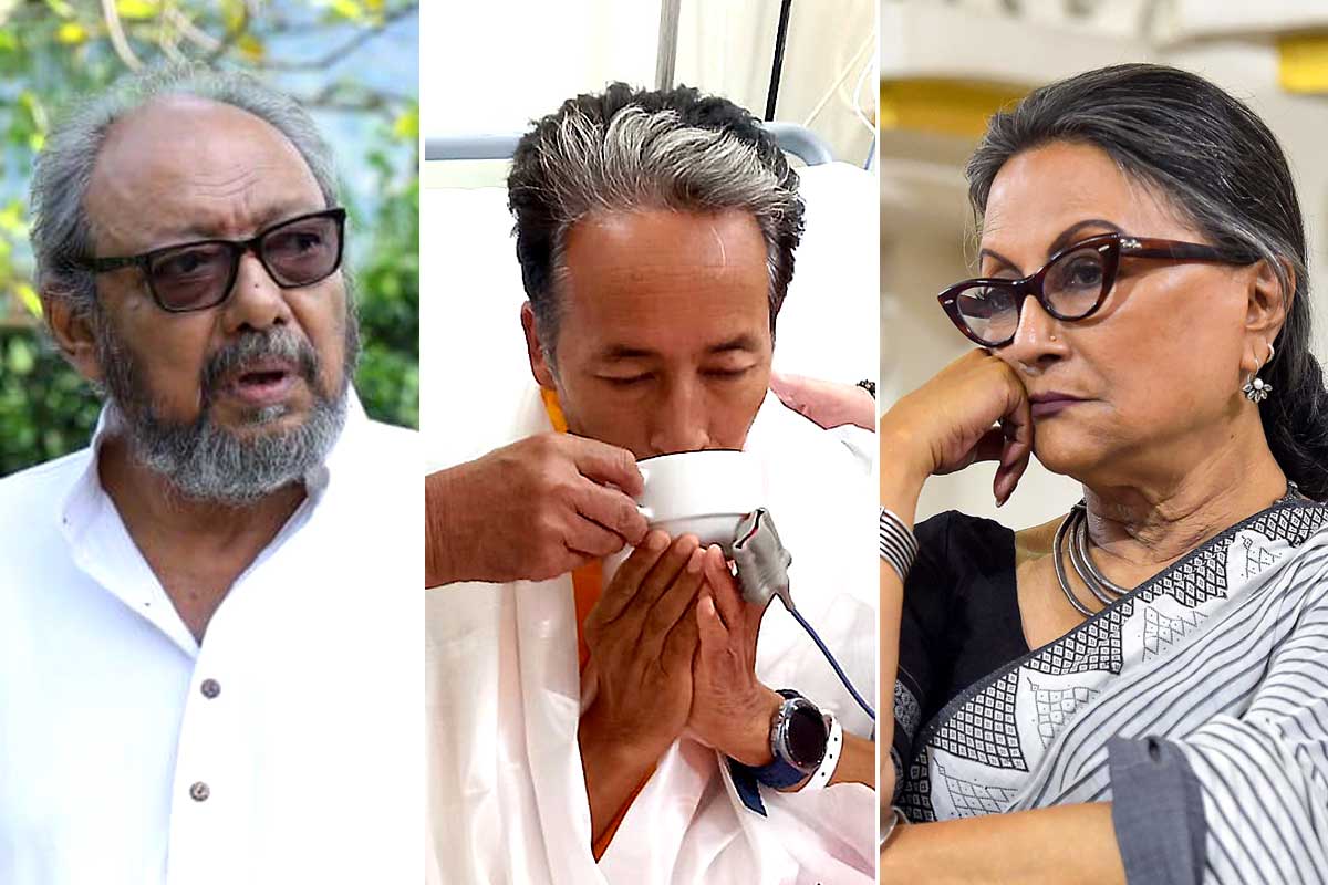 ‘প্রতিবাদ করলেই দেশদ্রোহী!’, চোখে জল অপর্ণার, অনশন ভাঙায় সোনমকে ধন্যবাদ অঞ্জন দত্তের