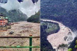 প্রবল বিস্ফোরণে ভুটান পাহাড়ের হ্রদে ভয়ংকর বিপর্যয়, হড়পা বানে বিধ্বস্ত বিস্তীর্ণ এলাকা