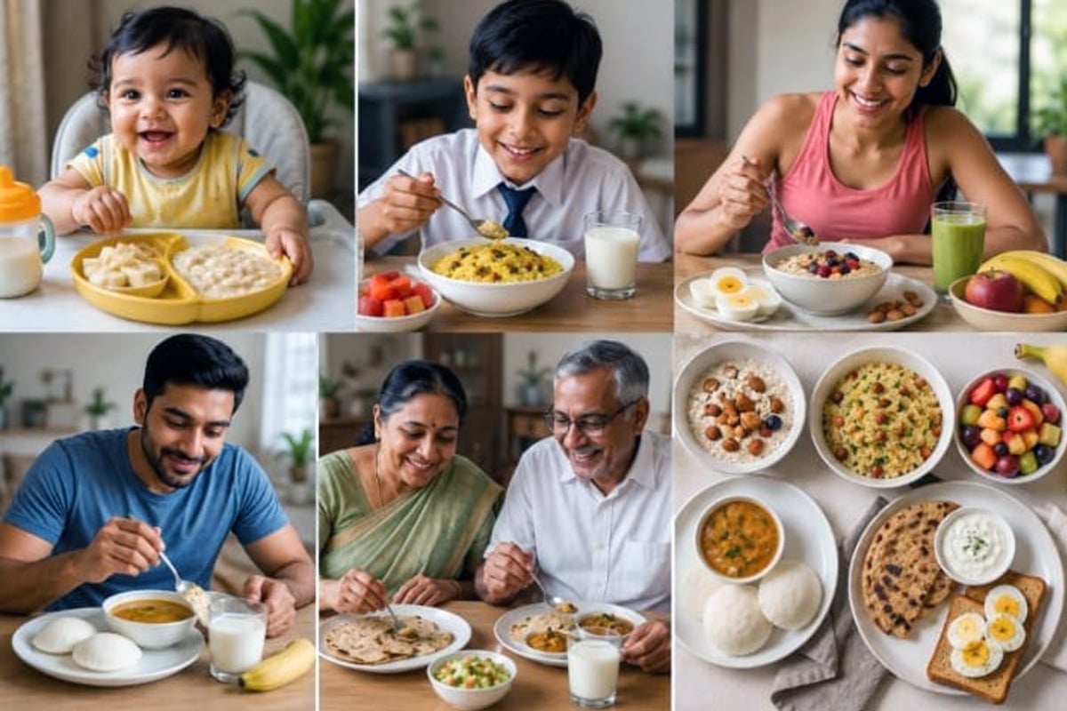 একই প্রাতরাশ সবার জন্য নয়! বাচ্চা থেকে বয়স্ক, কী খাবেন, বাতলে দিলেন পুষ্টিবিদ