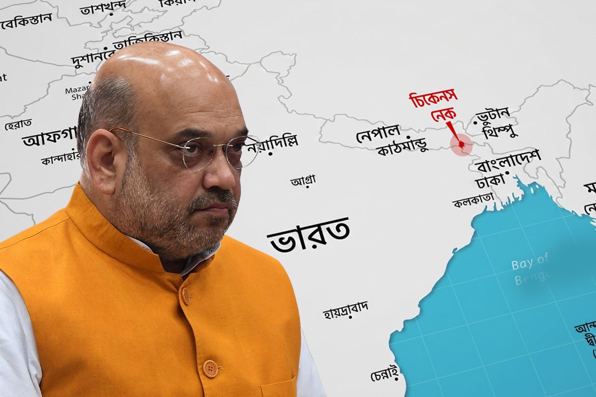 নজরে চিকেনস নেক, উত্তরকন্যায় হাইভোল্টেজ বৈঠক, সীমান্ত পরিদর্শন অমিত শাহের