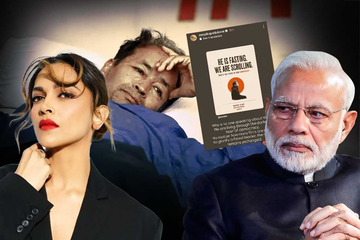 সোনম ওয়াংচুকের পাশে দাঁড়িয়ে মোদিকে ‘ব্যর্থ রাষ্ট্রনায়ক’ তোপ দীপিকার! ভাইরাল পোস্টে বিতর্ক