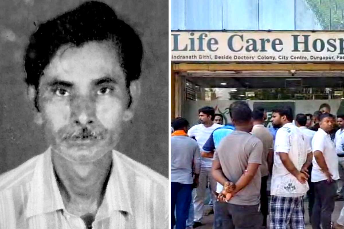 হাসপাতালের ঘরে অতিরিক্ত স্যানিটাইজার স্প্রে, বেডেই ছটফট করে মৃত্যু রোগীর! দুর্গাপুরে শোরগোল