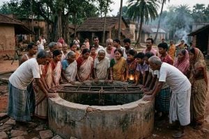 দুর্গাপুরে কুয়োর জলে ভাসছে অজ্ঞাতপরিচয় যুবকের দেহ! খুন করে দেহ লোপাটের চেষ্টা?