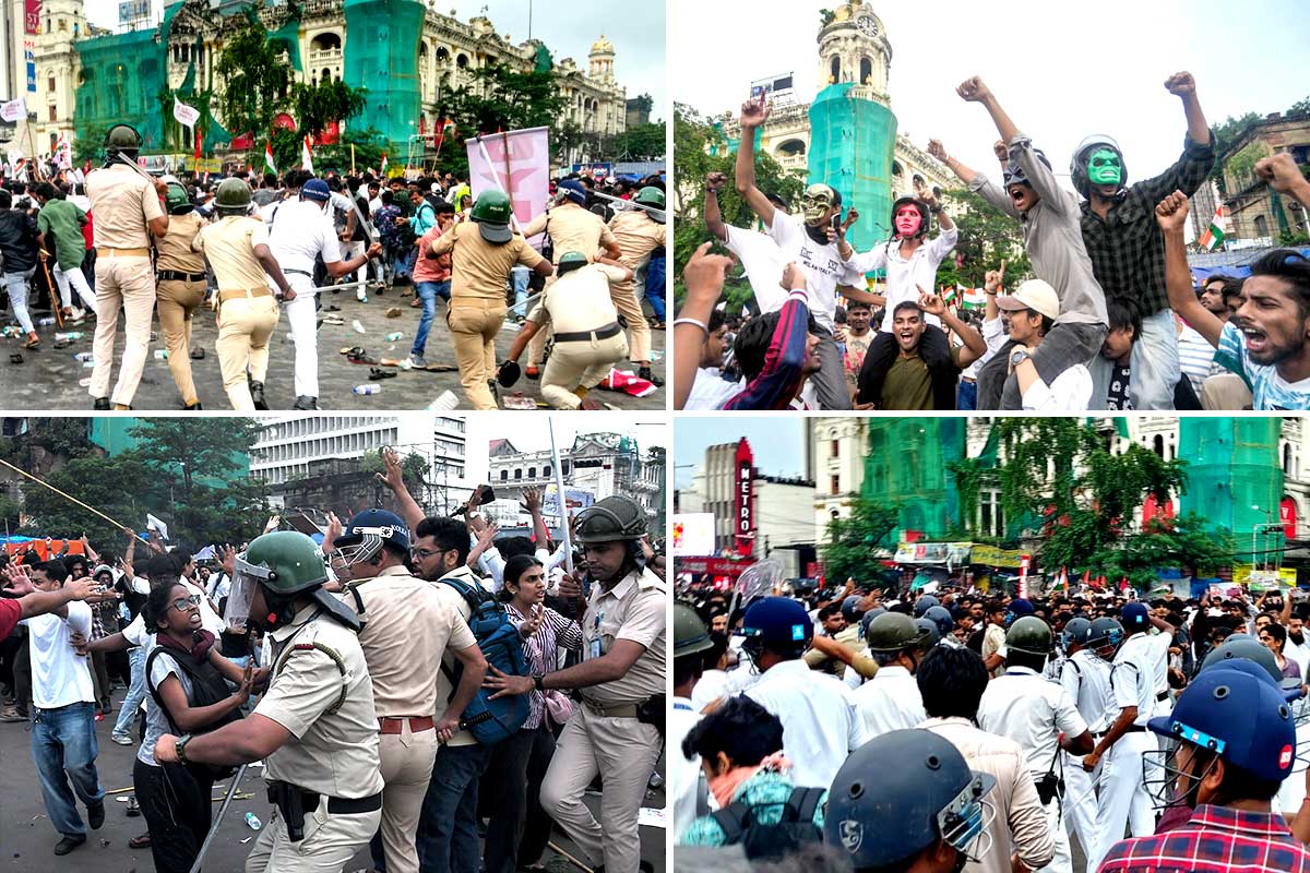 আন্দোলনে আক্রমণ, রক্তাক্ত সংবাদমাধ্যম, ‘গোদি’র নামে হামলা ধর্মতলায়