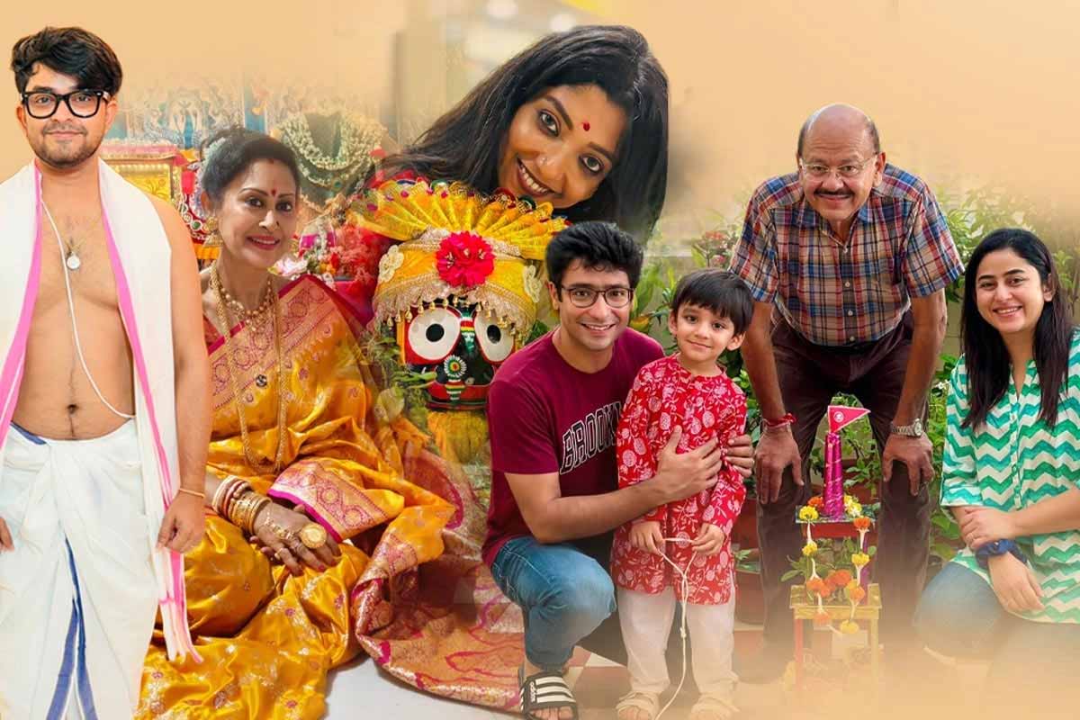 চামর হাতে কাঁসর ঘণ্টা বাজিয়ে রথ টানলেন ইন্দ্রাণী, এক নজরে তারকাদের রথযাত্রার ঝলক
