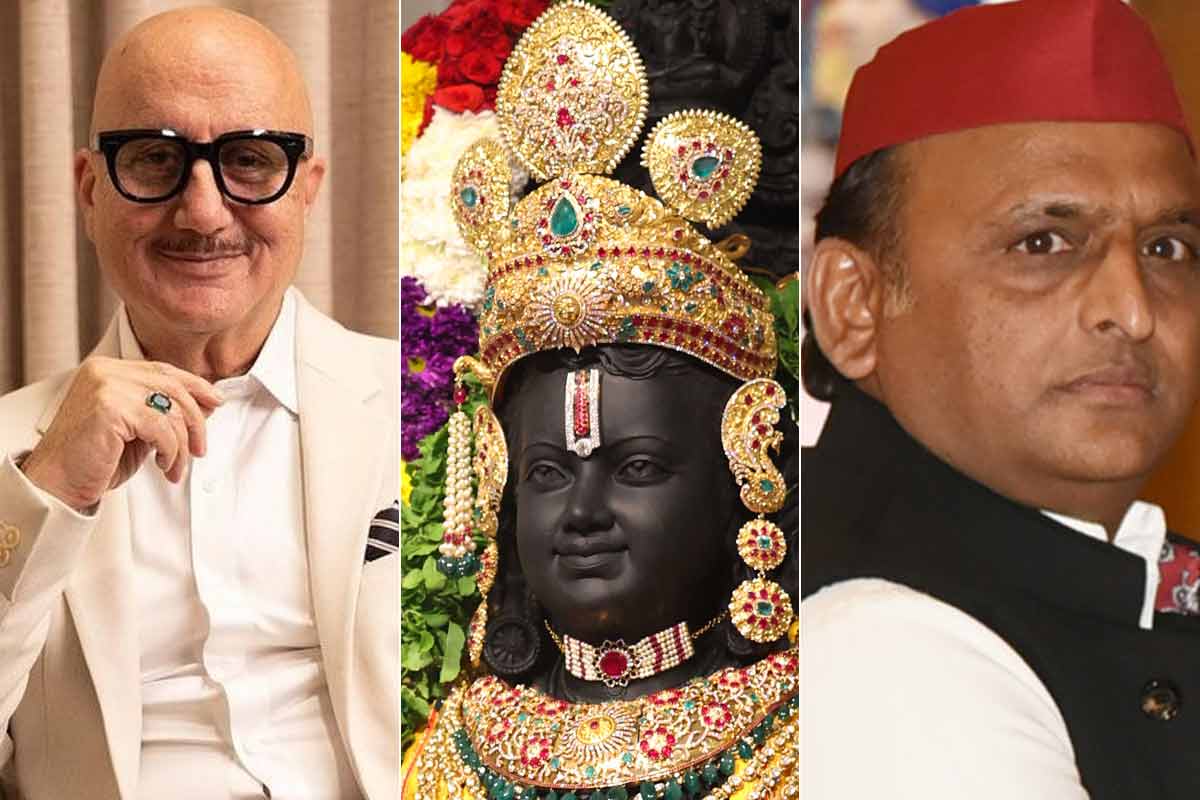 রামমন্দিরে অনুদান চুরি বিতর্কে অনুপম-অখিলেশ তরজা, কী বললেন অভিনেতা?