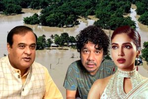 বন্যা কবলিত অসমকে সাহায্যের আর্জি ভূমির, উদ্যোগকে কুর্নিশ হিমন্তর, পাশে গায়ক পাপনও