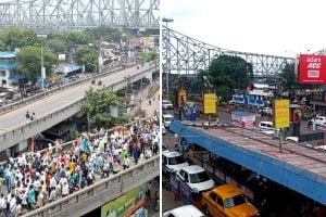 ২১ জুলাইয়ের একাল-সেকাল! ফাঁকা হাওড়া-শিয়ালদহ, নেই তৃণমূলের পতাকা, স্বাভাবিক ছন্দেই ধর্মতলা
