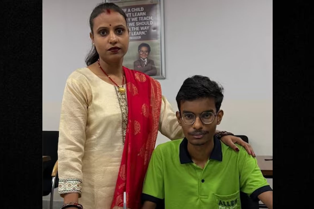 Bihar mother's dedication helps bedridden son crack JEE Advanced 2026