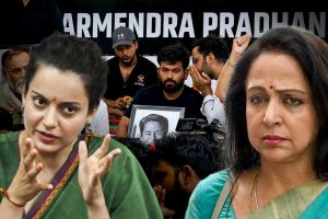 ‘ককরোচ’দের ভোটে দাঁড়ানোর চ্যালেঞ্জ কঙ্গনার, সংসদ অভিযানে ক্ষুব্ধ হেমা কী বললেন?