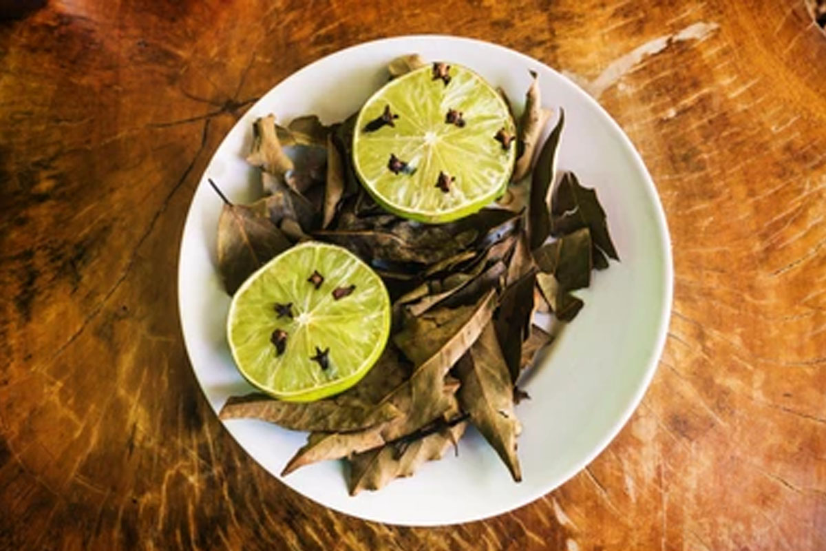 Why people burn lemon peels and cloves in the evening
