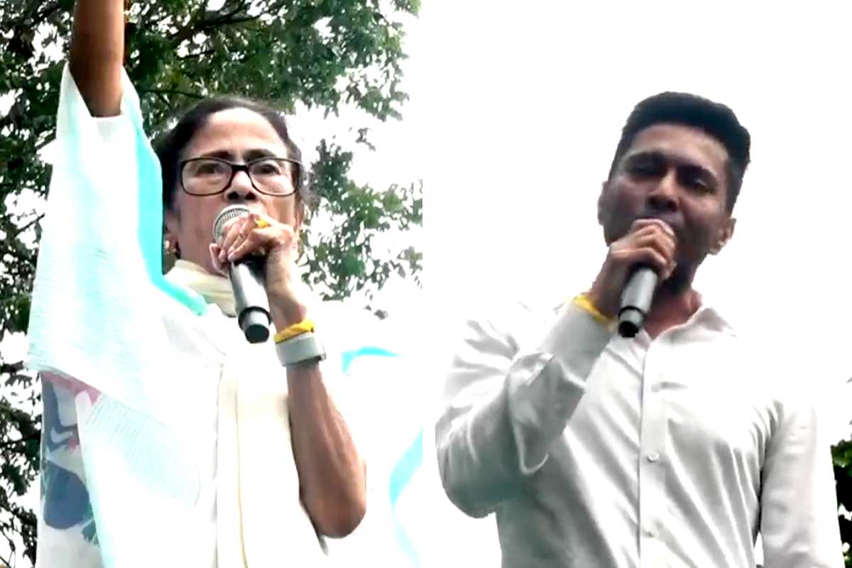 এখনও অভিষেকের ‘ঢাল’ মমতা! ঋতপন্থীদের বিঁধে ভাষণ শেষে স্লোগান, ‘আসল তৃণমূল জিন্দাবাদ’