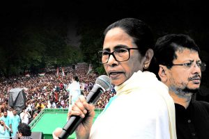 রামচন্দ্রকে বাবু,  চোর থেকে মুখোশ, ফের ‘স্বমহিমা’য় তৃণমূলের মমতা