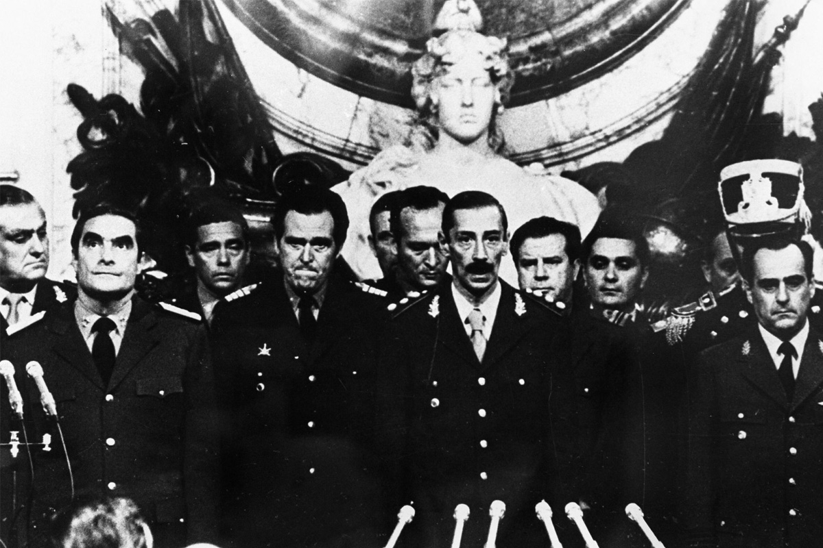 Military rule began in Argentina. General Jorge Videla took over as president. Two years later, Argentina was set to host the FIFA World Cup