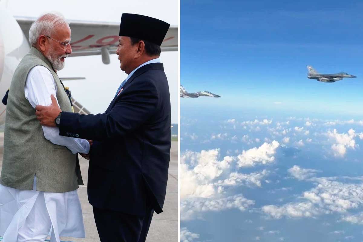 ইন্দোনেশিয়ার আকাশে মোদিকে স্বাগত জানাল এফ-১৬, সুখোই! অভিভূত প্রধানমন্ত্রী