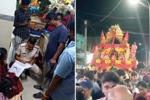 নন্দীগ্রামে ভয়াবহ দুর্ঘটনা, রথের চূড়া ঠেকল বিদ্যুতের তারে, বিদ্যুৎস্পৃষ্ট বহু পুণ্যার্থী!