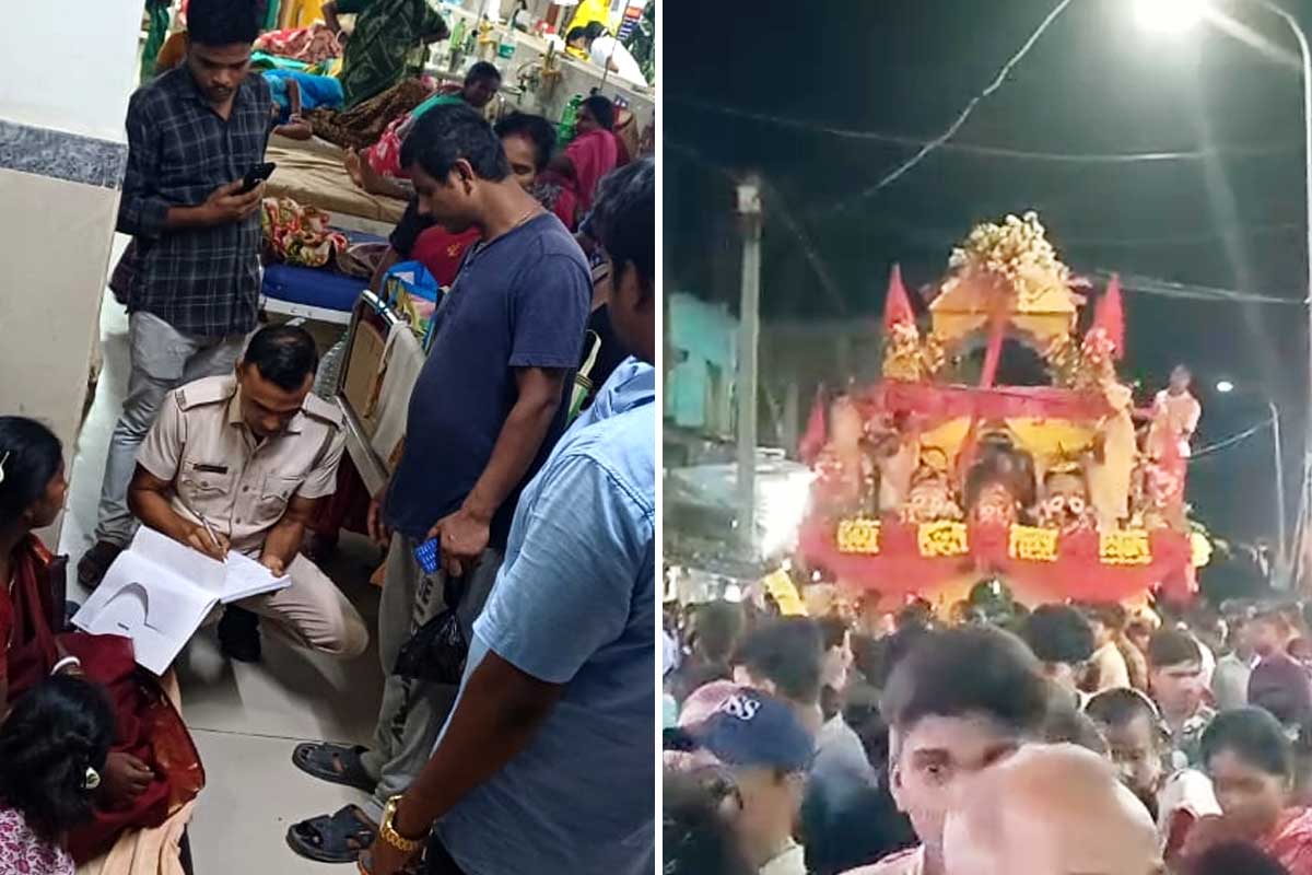 নন্দীগ্রামে ভয়াবহ দুর্ঘটনা, রথের চূড়া ঠেকল বিদ্যুতের তারে, বিদ্যুৎস্পৃষ্ট বহু পুণ্যার্থী!
